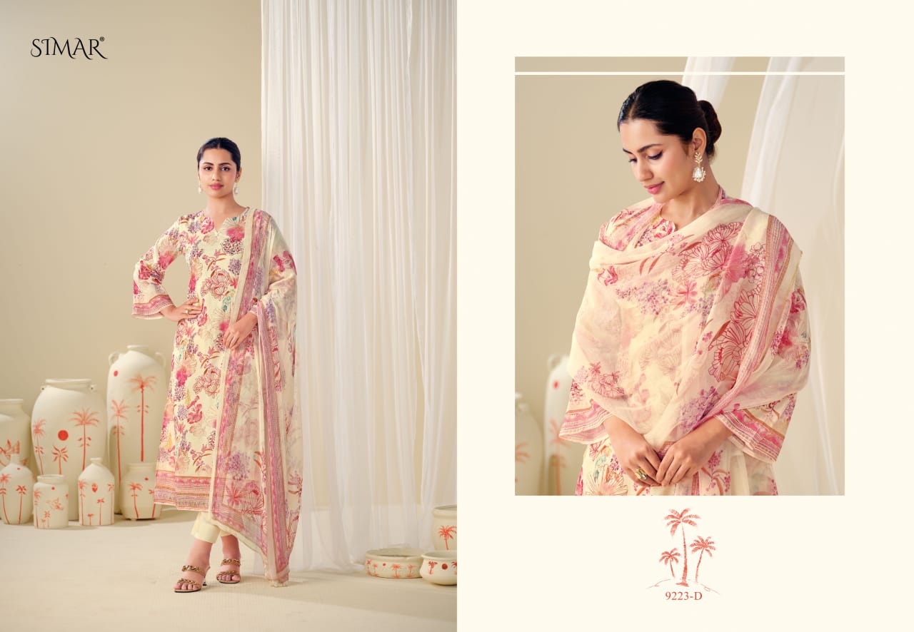 Sanchita Simar Organdy Pant Style Suits Wholesale Price
