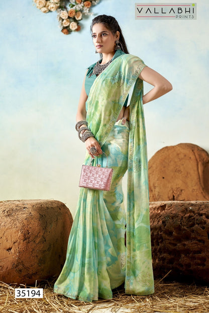 Sanchita Vol 2 Vallabhi Prints Moss Sarees Manufacturer Ahmedabad