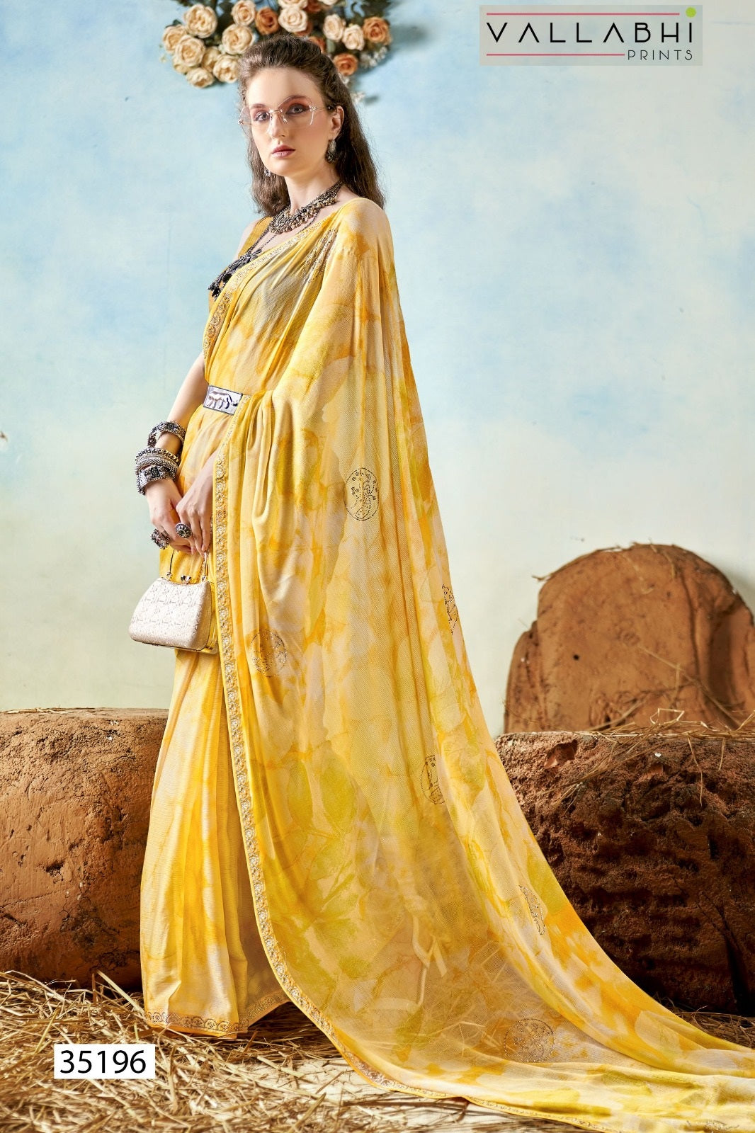 Sanchita Vol 2 Vallabhi Prints Moss Sarees Manufacturer Ahmedabad