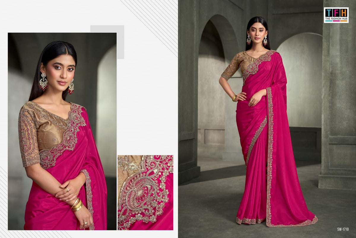 Sandalwood 17 Tfh Sarees Manufacturer India
