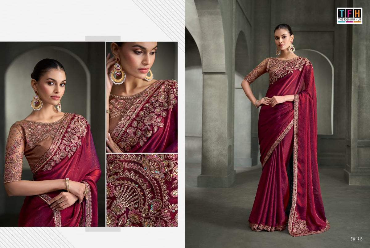 Sandalwood 17 Tfh Sarees Manufacturer India