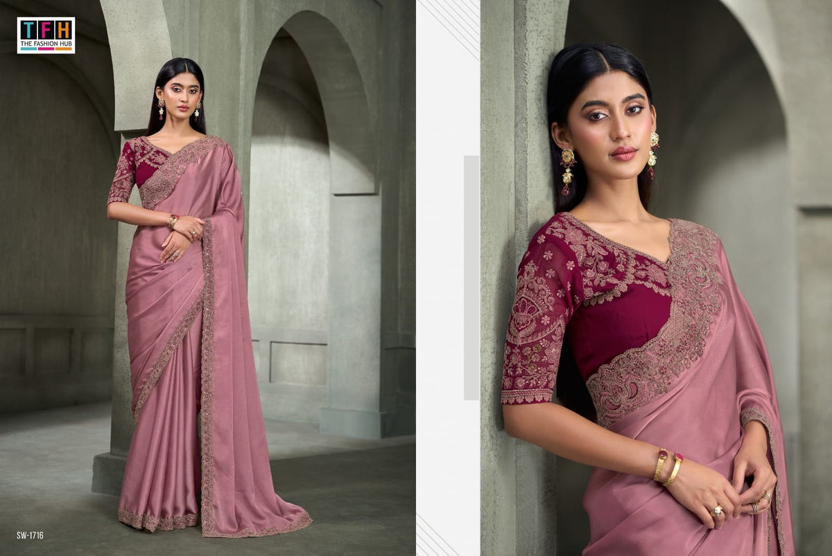Sandalwood 17 Tfh Sarees Manufacturer India