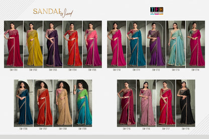 Sandalwood 17 Tfh Sarees Manufacturer India