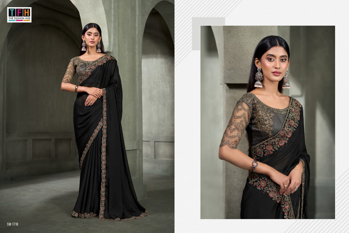 Sandalwood 17 Tfh Sarees Manufacturer India