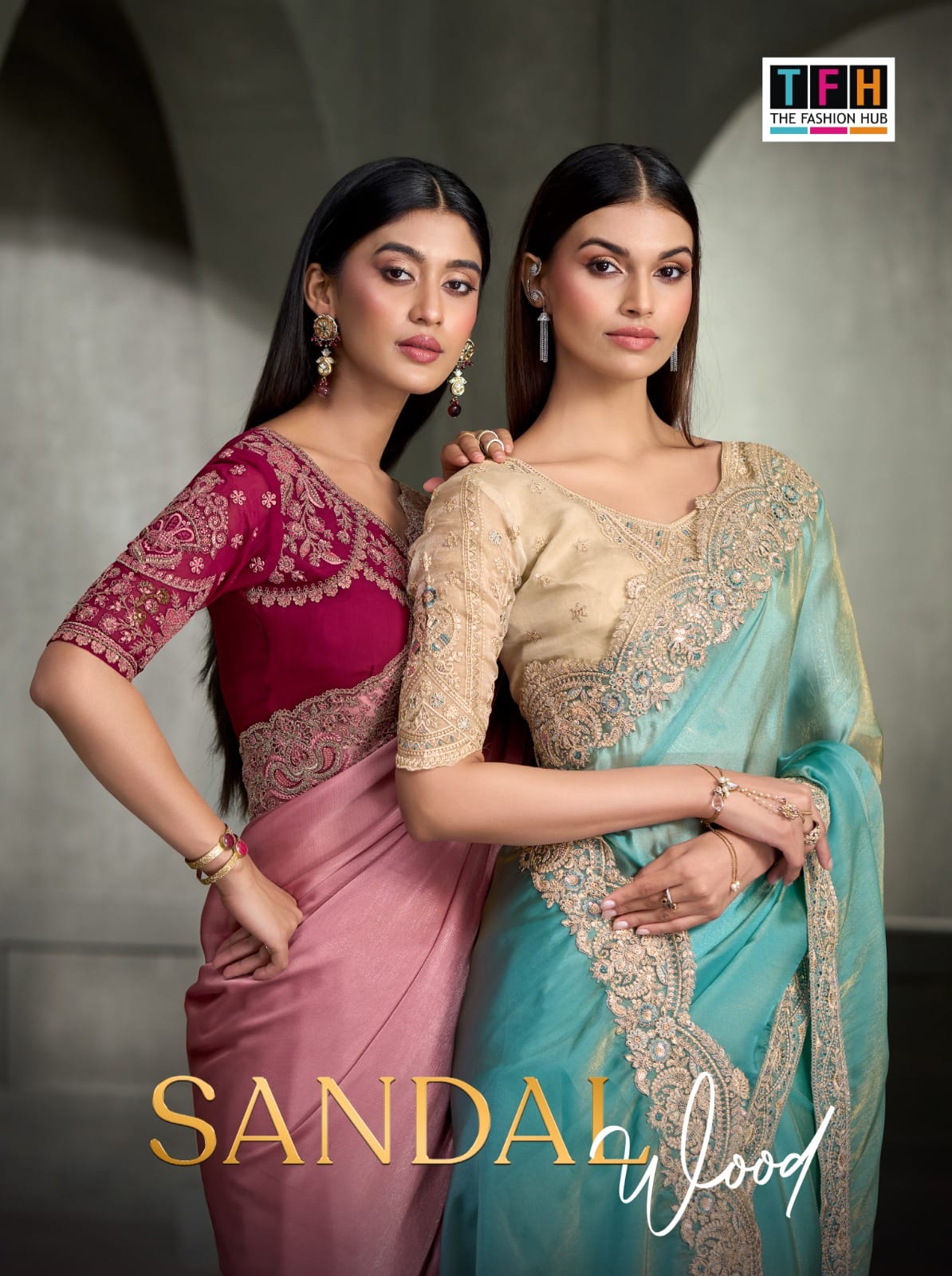 Sandalwood 17 Tfh Sarees Manufacturer India