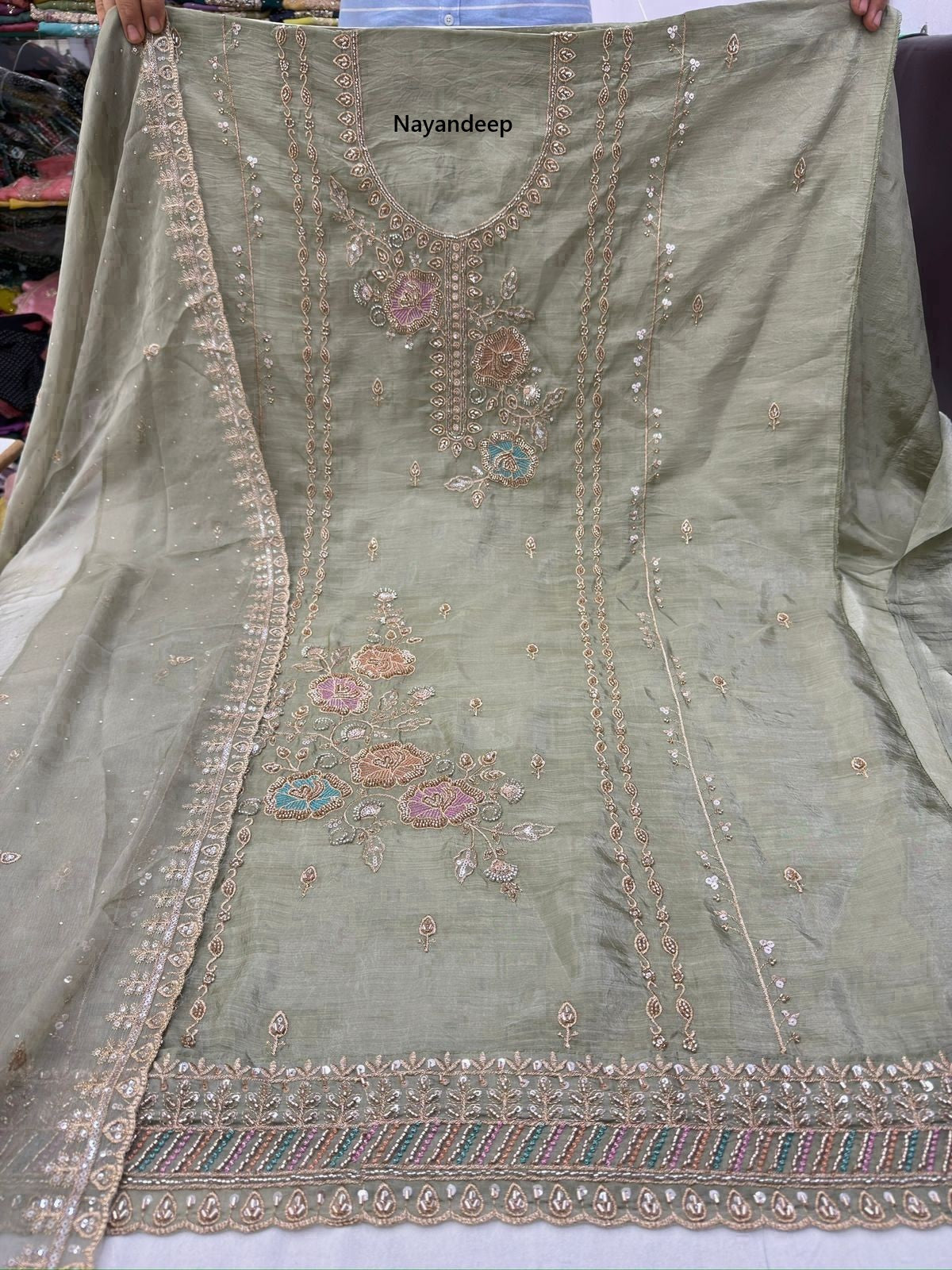 Sandhya Nayandeep Silk Salwar Suits Wholesale