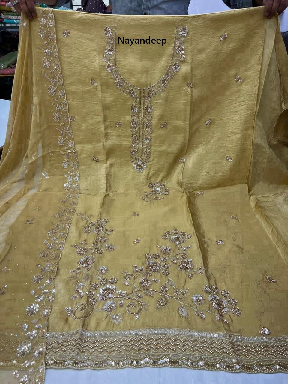 Sandhya Nayandeep Silk Salwar Suits Wholesale