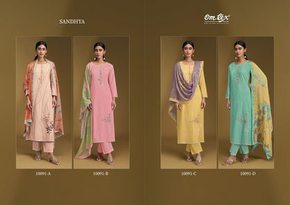 Sandhya Omtex Lawn Cotton Salwar Suits Supplier