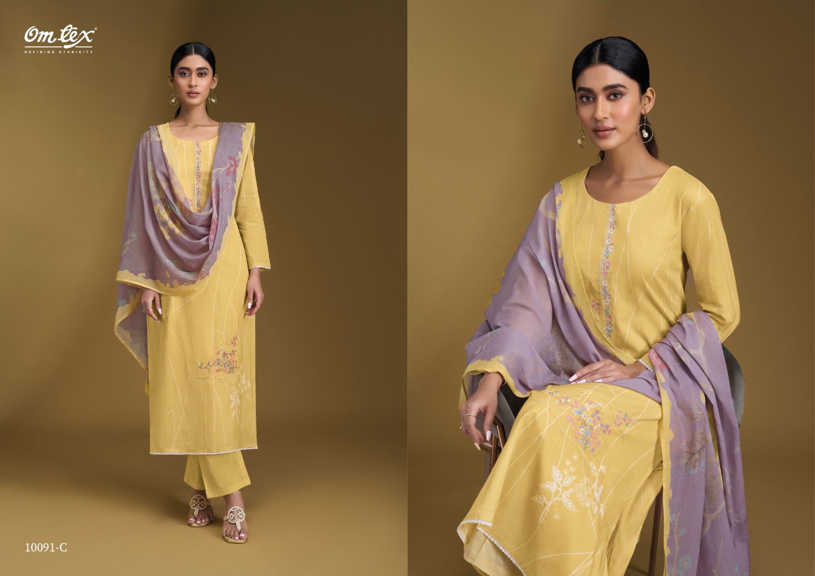 Sandhya Omtex Lawn Cotton Salwar Suits Supplier