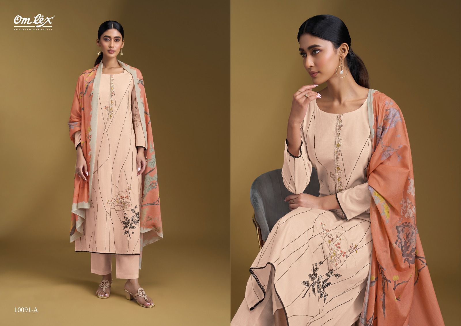 Sandhya Omtex Lawn Cotton Salwar Suits Supplier