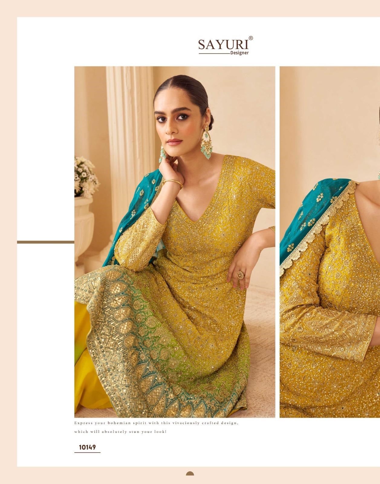 Sandhya Sayuri Georgette Readymade Suits Supplier Gujarat