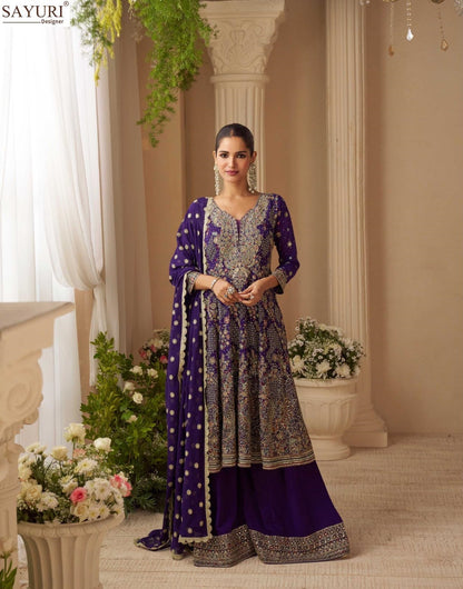 Sandhya Sayuri Georgette Readymade Suits Supplier Gujarat
