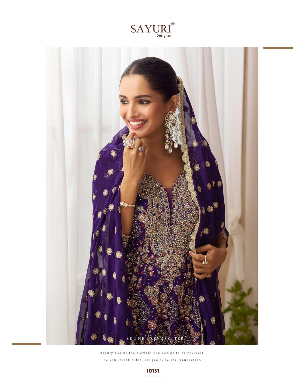 Sandhya Sayuri Georgette Readymade Suits Supplier Gujarat