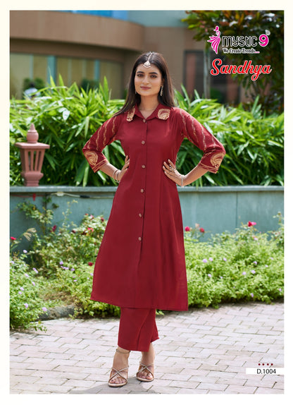 Sandhya Vol 1 Mystic 9 Co Ord Set Wholesaler Gujarat