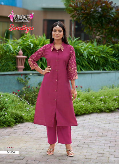 Sandhya Vol 1 Mystic 9 Co Ord Set Wholesaler Gujarat