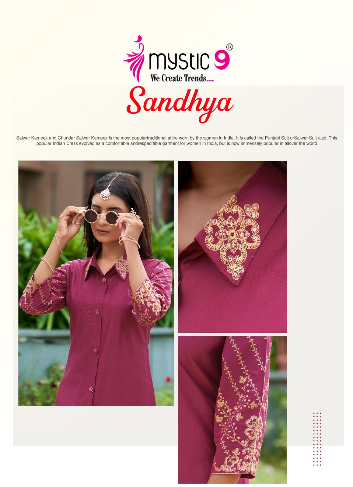 Sandhya Vol 1 Mystic 9 Co Ord Set Wholesaler Gujarat