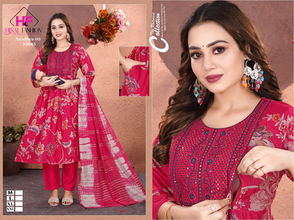 Sandhya Vol 3 Hinal Fashion Vatican Silk Feeding Readymade Suit Wholesaler Ahmedabad