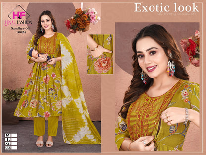 Sandhya Vol 3 Hinal Fashion Vatican Silk Feeding Readymade Suit Wholesaler Ahmedabad