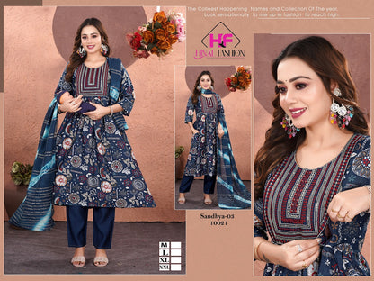 Sandhya Vol 3 Hinal Fashion Vatican Silk Feeding Readymade Suit Wholesaler Ahmedabad