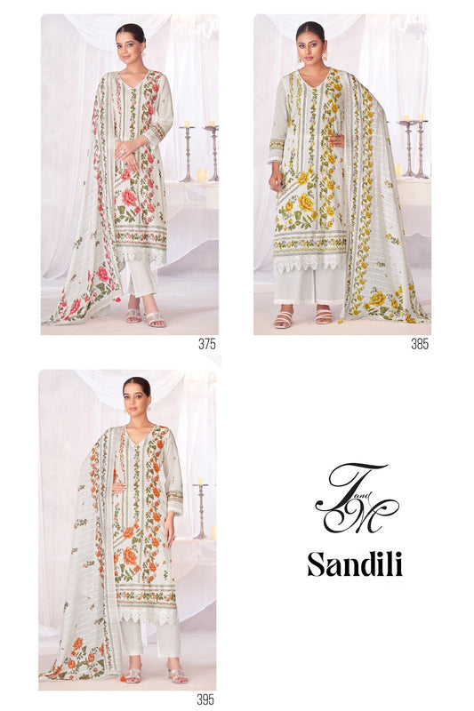Sandili Tm Cotton Pant Style Suits Wholesaler India