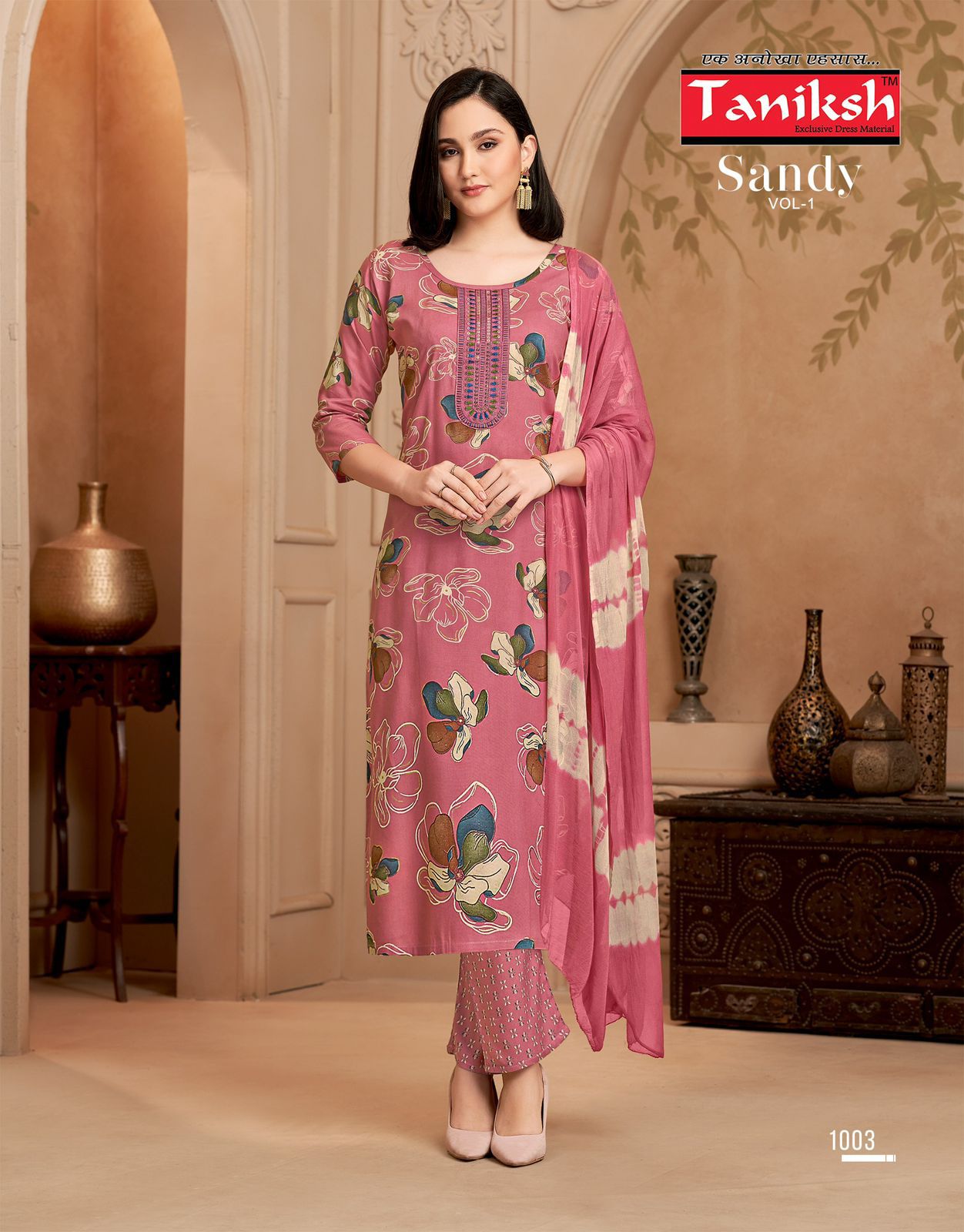 Sandy Vol 1 Taniksh Rayon Readymade Pant Style Suits Wholesale