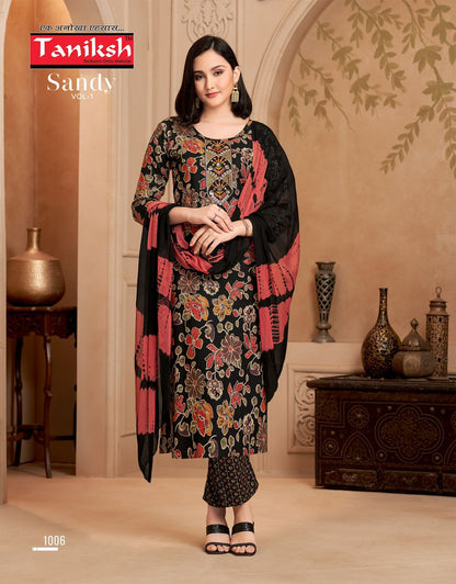Sandy Vol 1 Taniksh Rayon Readymade Pant Style Suits Wholesale