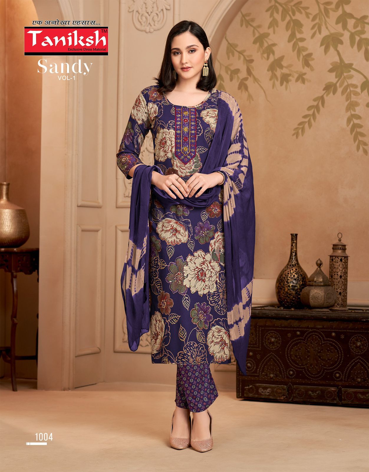 Sandy Vol 1 Taniksh Rayon Readymade Pant Style Suits Wholesale