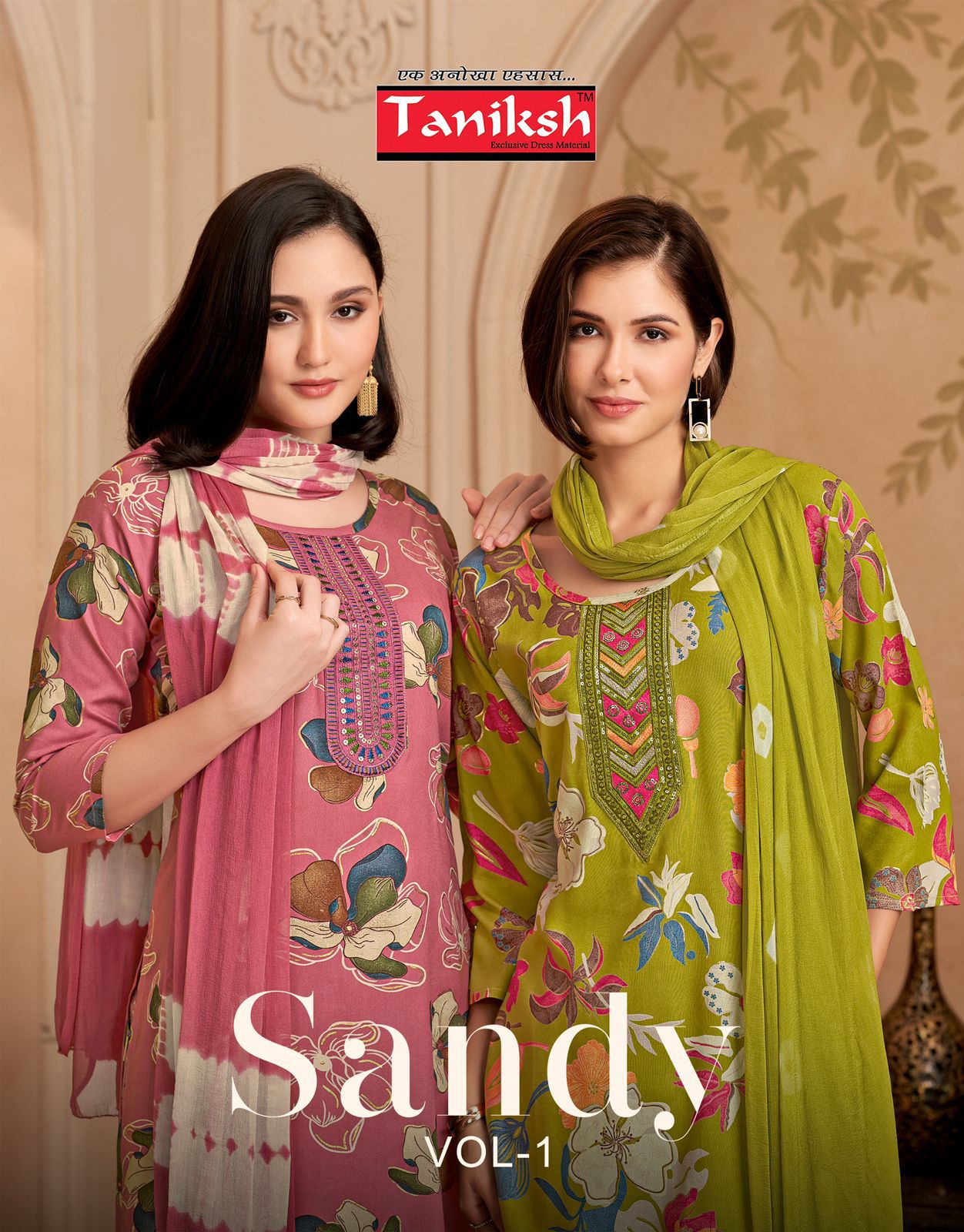 Sandy Vol 1 Taniksh Rayon Readymade Pant Style Suits Wholesale