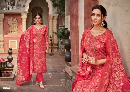 Saneha Sunrise Pashmina Suits Supplier Ahmedabad