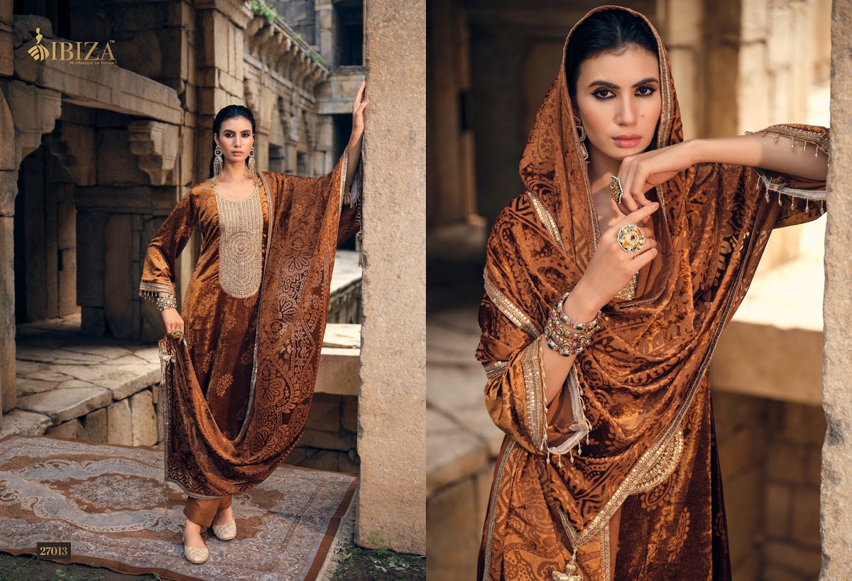 Sang E Siyah Ibiza Velvet Suits Wholesale