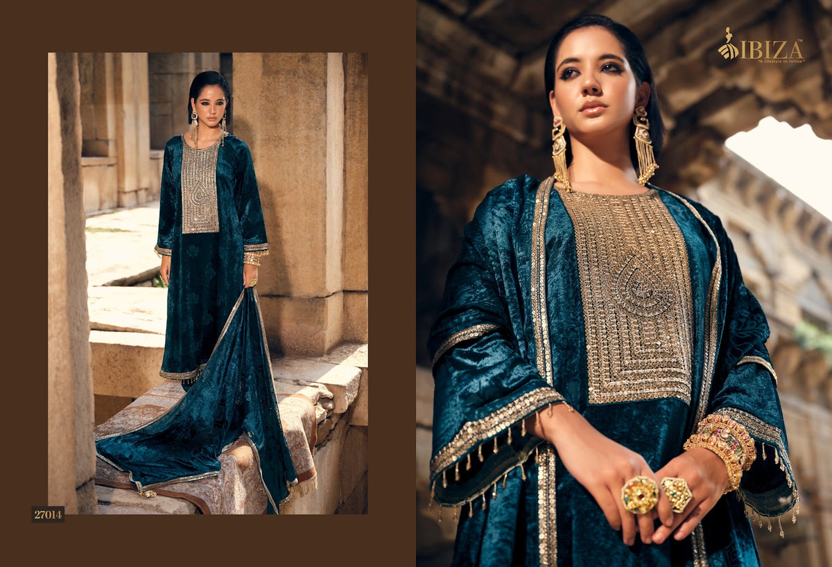 Sang E Siyah Ibiza Velvet Suits Wholesale