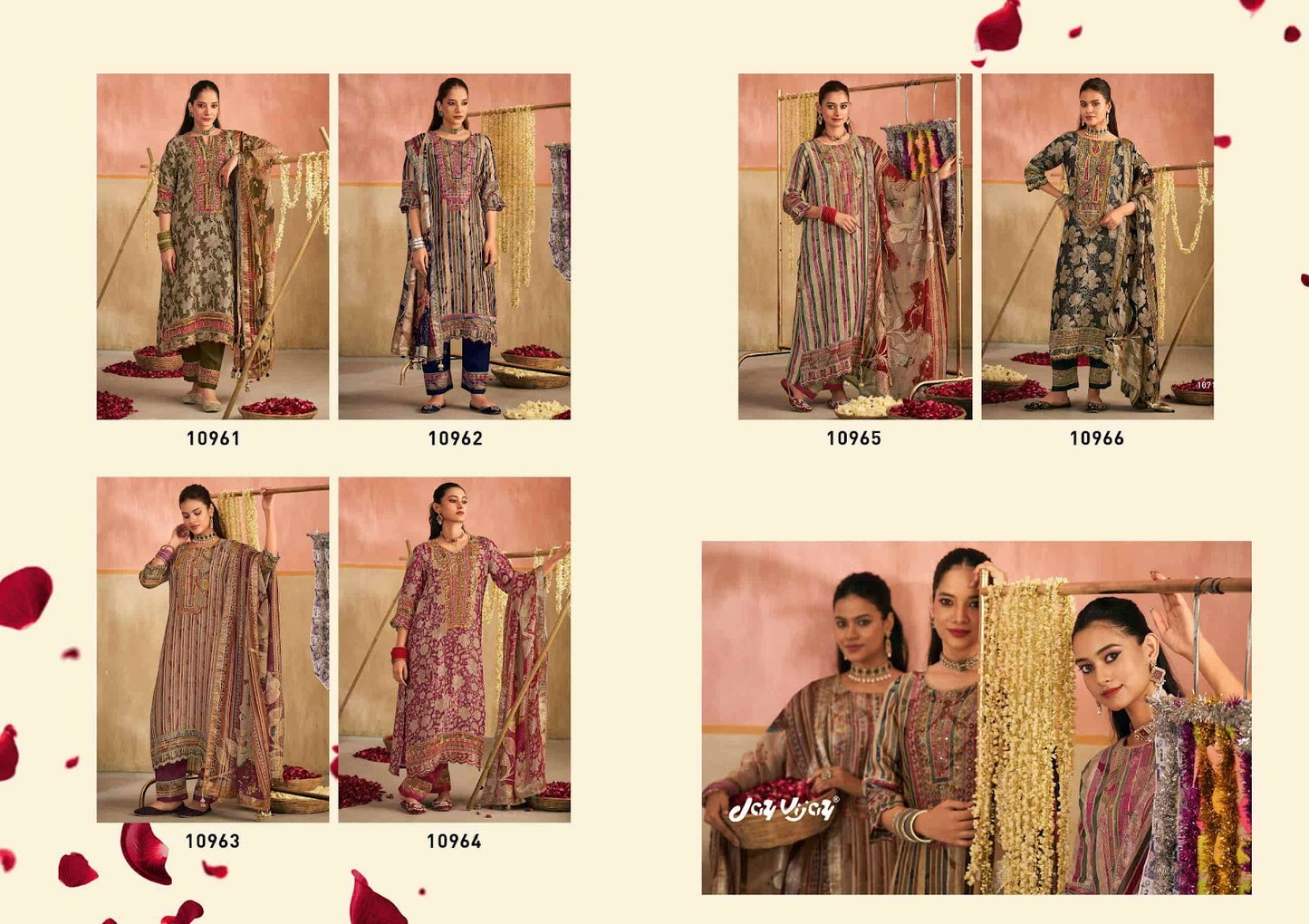 Sangam Jay Vijay Silk Pant Style Suits Wholesale Rate