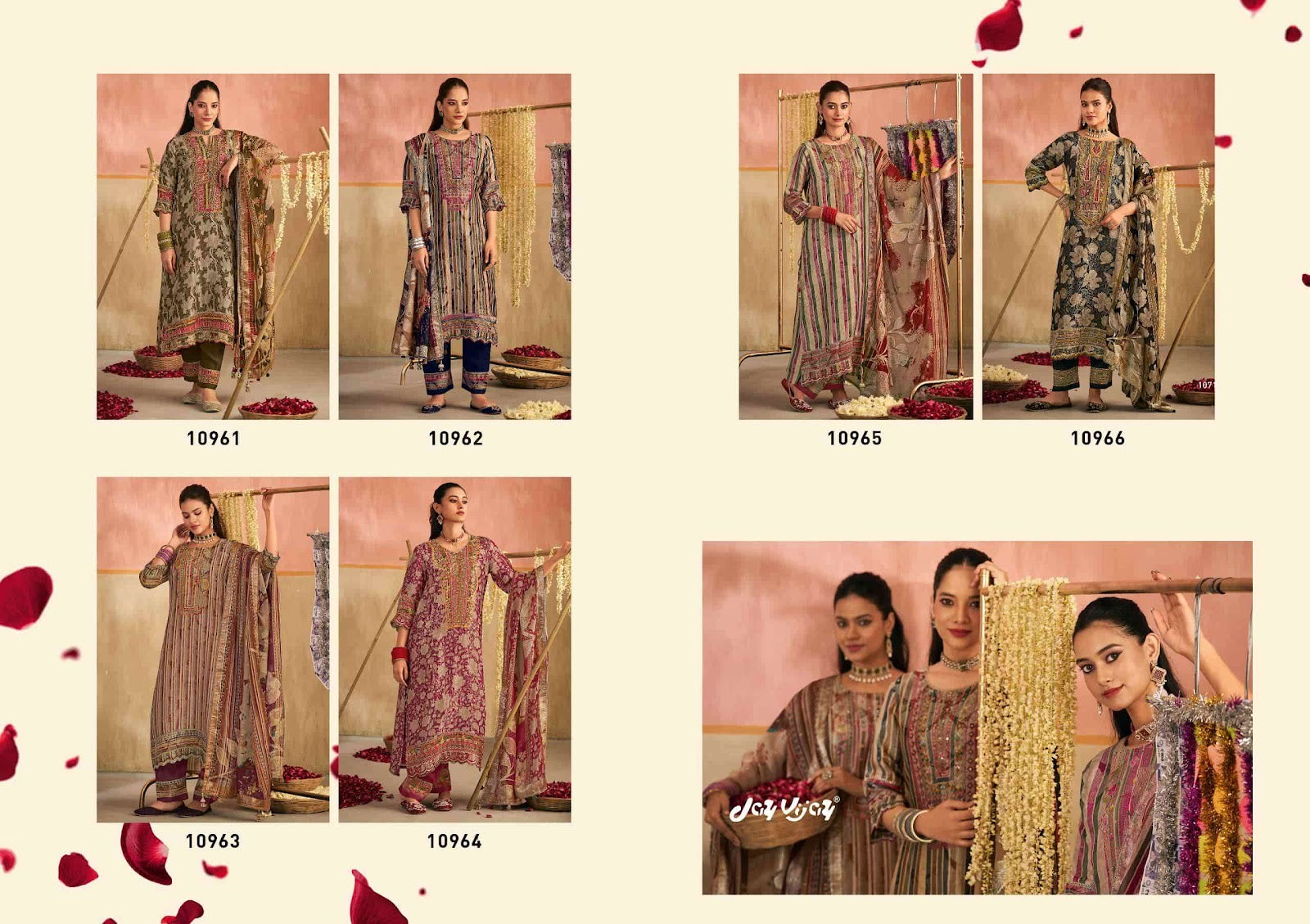 Sangam Jay Vijay Silk Pant Style Suits Wholesale Rate