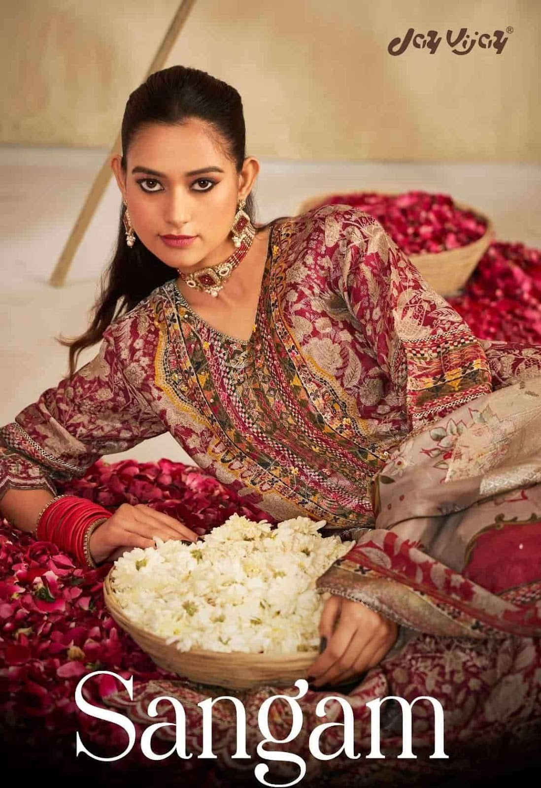 Sangam Jay Vijay Silk Pant Style Suits Wholesale Rate