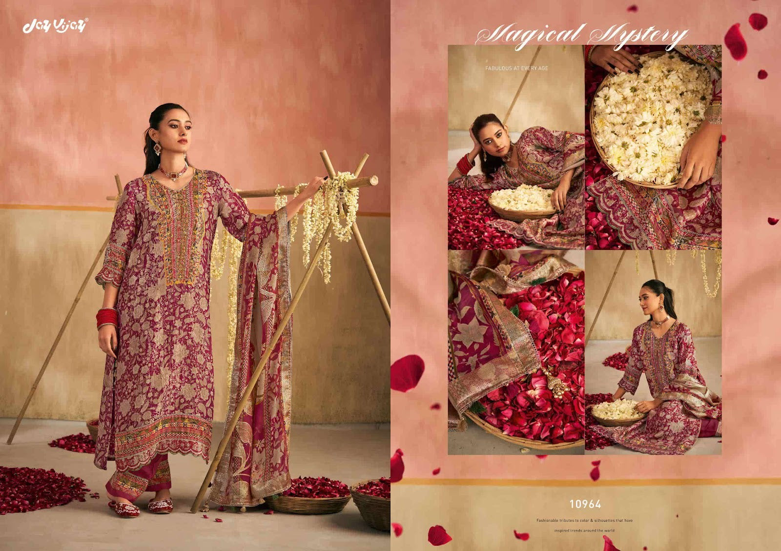 Sangam Jay Vijay Silk Pant Style Suits Wholesale Rate
