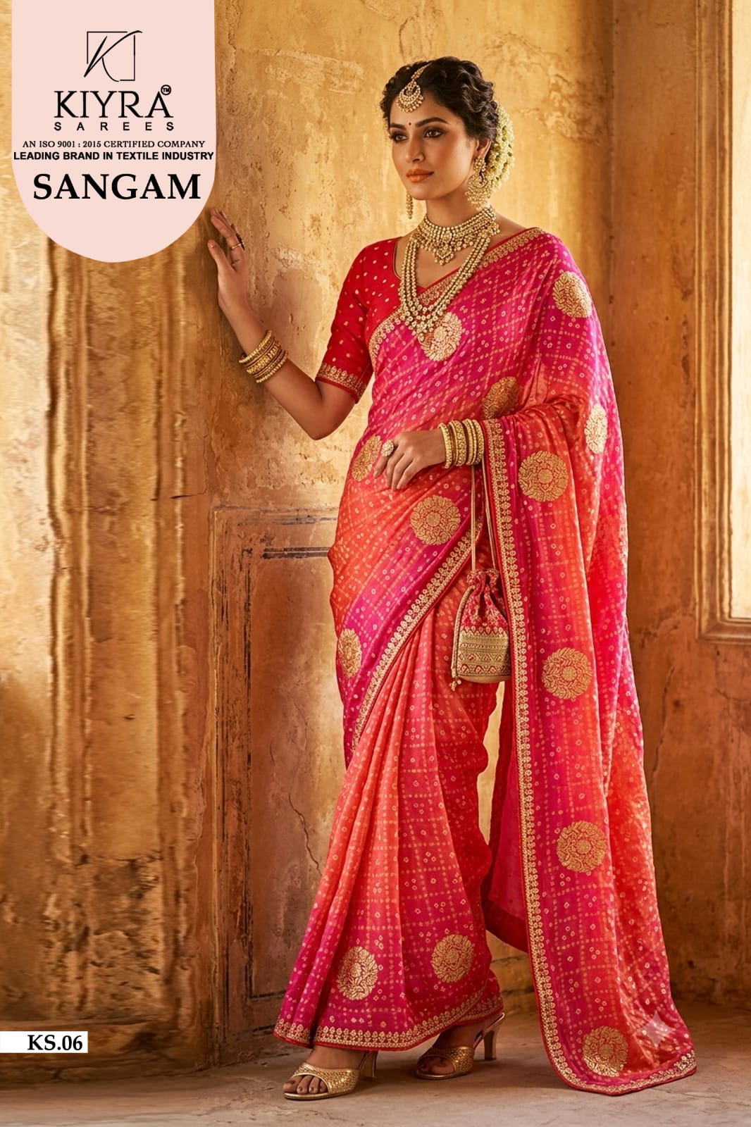 Sangam Kiyra Moss Sarees Wholesaler Ahmedabad