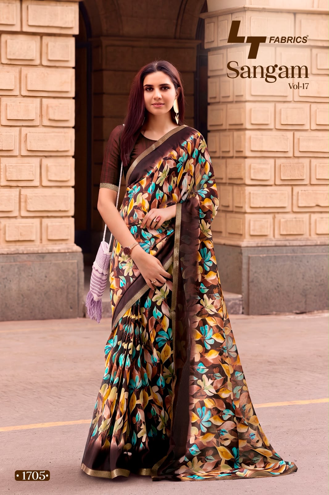 Sangam Vol 17 Lt Fabrics Micro Sarees Exporter