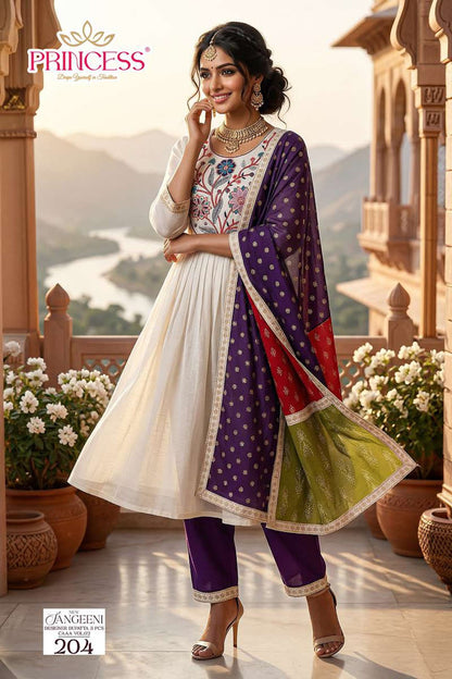 Sangeeni Vol 2 Princess Creation Roman Readymade Anarkali Suits Wholesaler