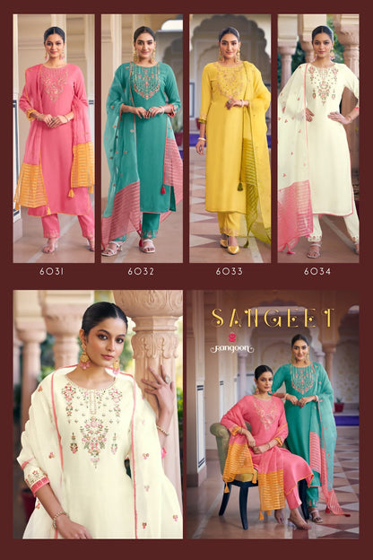 Sangeet Rangoon Viscose Readymade Suits Supplier India