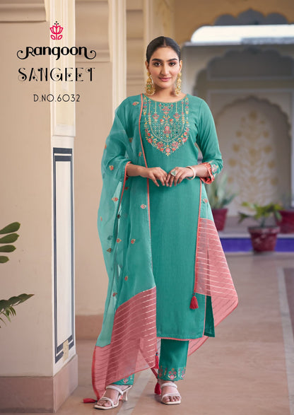 Sangeet Rangoon Viscose Readymade Suits Supplier India