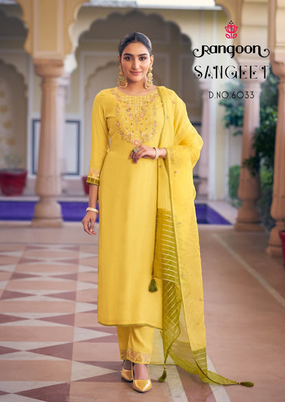 Sangeet Rangoon Viscose Readymade Suits Supplier India
