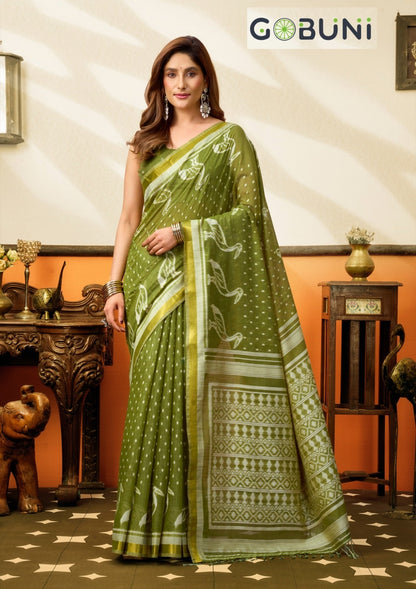Sangeeta Gobuni Cotton Sarees Manufacturer Ahmedabad