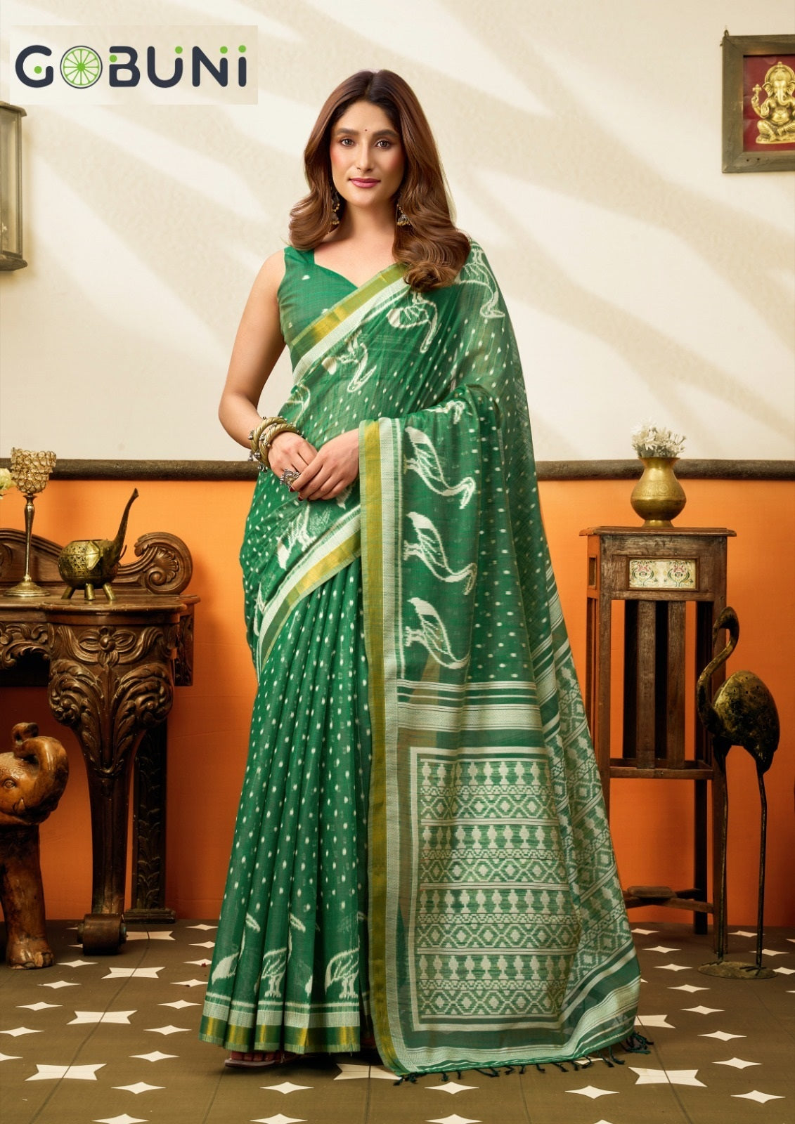 Sangeeta Gobuni Cotton Sarees Manufacturer Ahmedabad