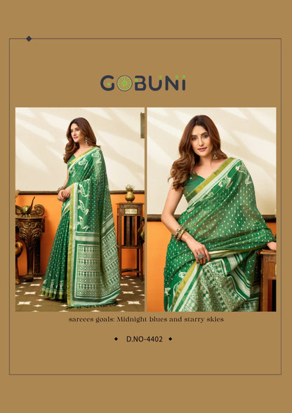Sangeeta Gobuni Cotton Sarees Manufacturer Ahmedabad