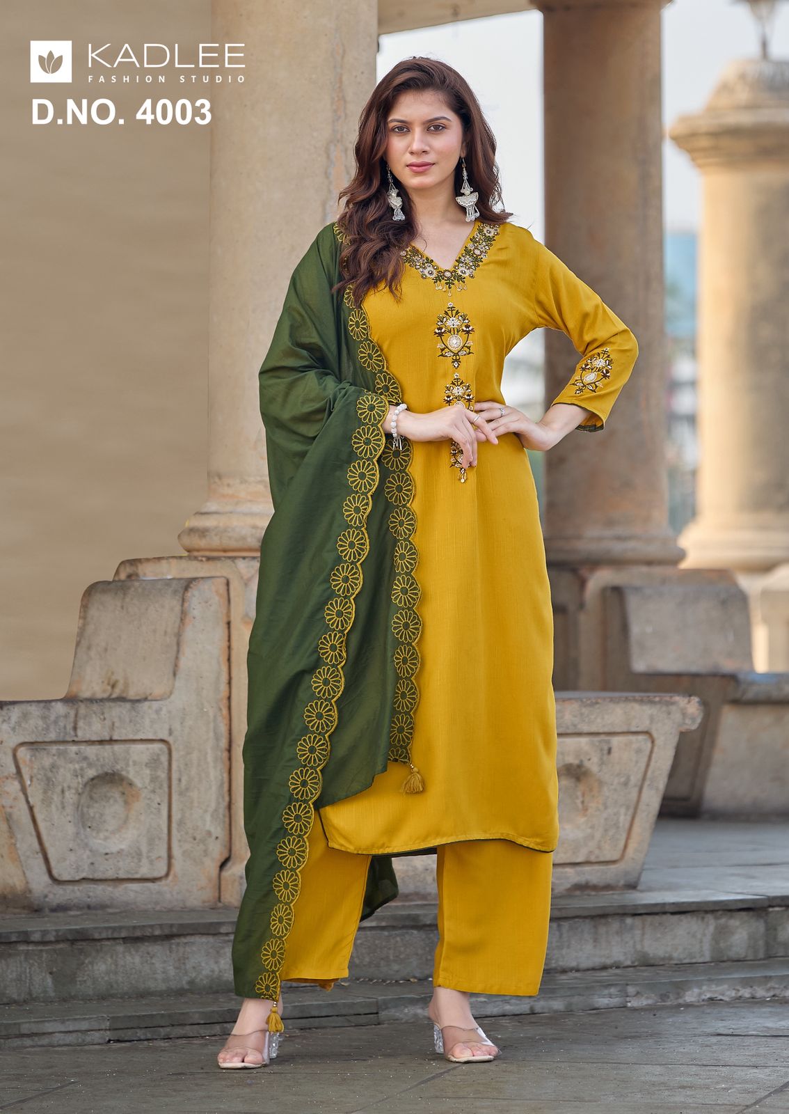 Sangini Kadlee Rayon Readymade Plazzo Style Suits Supplier Ahmedabad
