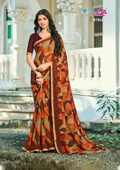 Sangini Vol 3 Vipul Georgette Sarees Manufacturer Gujarat