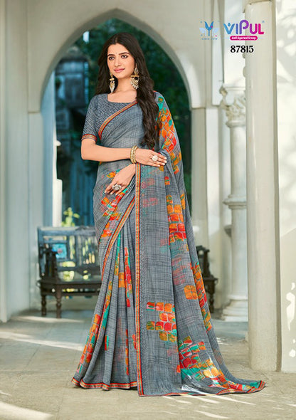 Sangini Vol 3 Vipul Georgette Sarees Manufacturer Gujarat