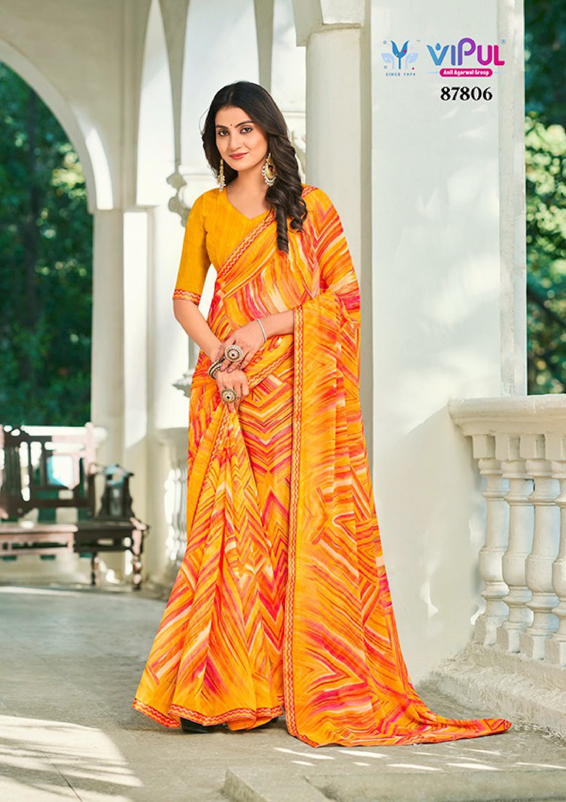 Sangini Vol 3 Vipul Georgette Sarees Manufacturer Gujarat