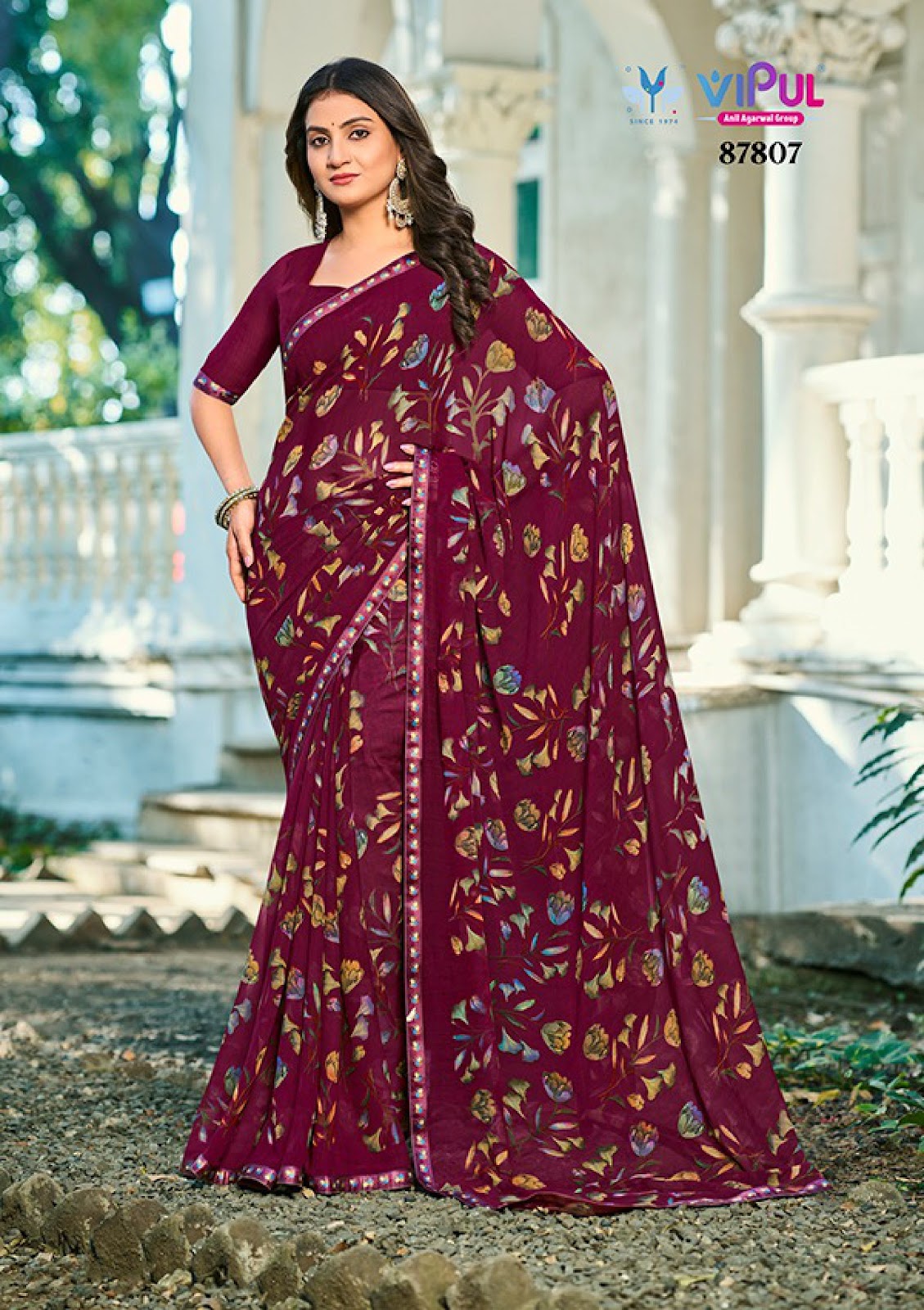 Sangini Vol 3 Vipul Georgette Sarees Manufacturer Gujarat