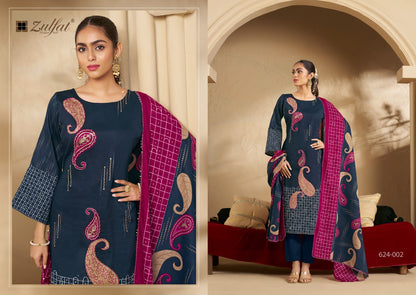 Sangini Vol 5 Zulfat Designer Jam Cotton Karachi Salwar Suits Manufacturer India